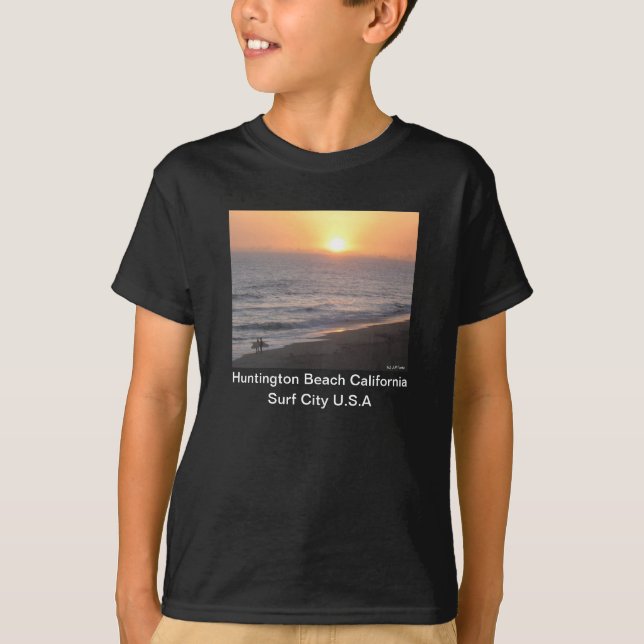 Camiseta Huntington Beach "Surf City U.S.A" (Anverso)