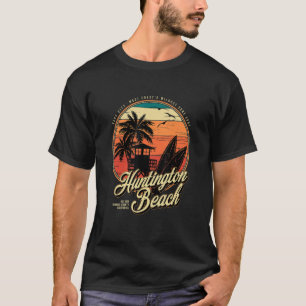 Camiseta Huntington Beach Surf City West Coastu2019s Wildes