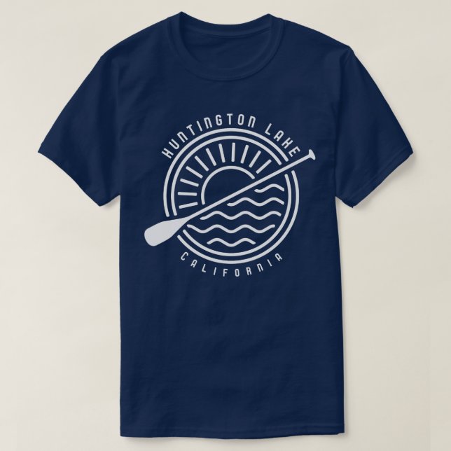 Camiseta Huntington Lake California Long Sleeve (Diseño del anverso)