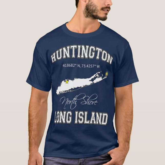 Camiseta Huntington Long Island Nueva York (Anverso)