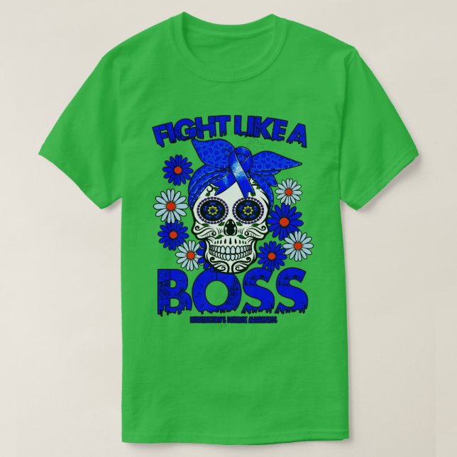 Camiseta Huntingtons Enfermedad Lucha de sensibilización co (Diseño del anverso)
