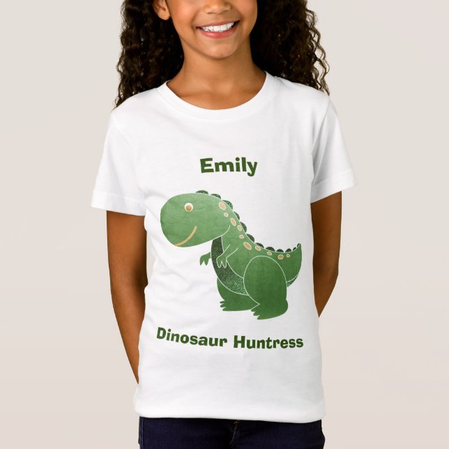 Camiseta Huntress del dinosaurio (Anverso)