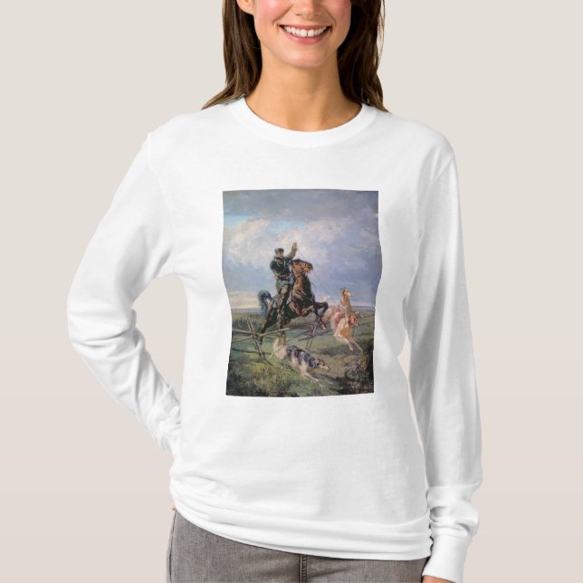 Camiseta Huntsman con los Borzois, 1872 (Anverso)