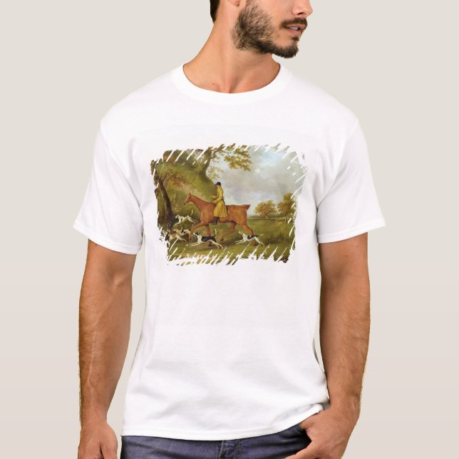 Camiseta Huntsman y perros, 1809 (aceite en lona) (Anverso)