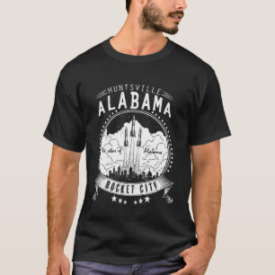Camiseta Huntsville Alabama - Ciudad de los Cohetes, Estrel