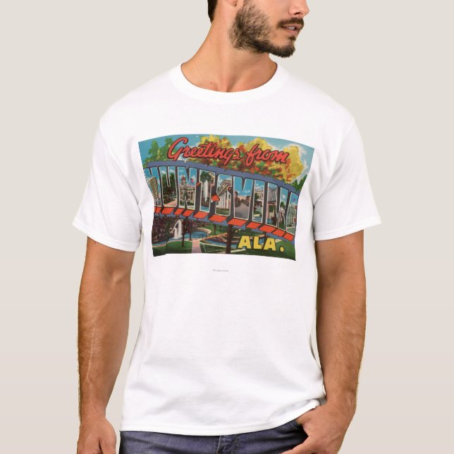Camiseta Huntsville, Alabama - escenas grandes de la letra (Anverso)