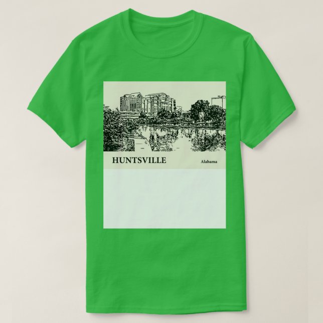 Camiseta Huntsville Alabama TShirt 6 (Diseño del anverso)