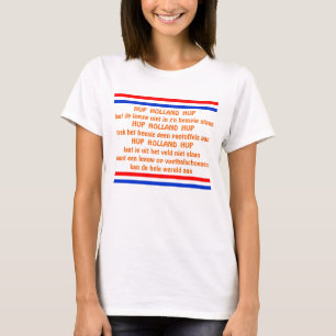 Camiseta Hup Holanda Hup Aficionado de Fútbol Holandés Nara