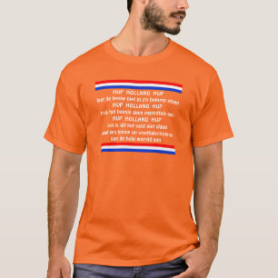 Camiseta Hup Holanda Hup Países Bajos Fanático Fútbol Naran