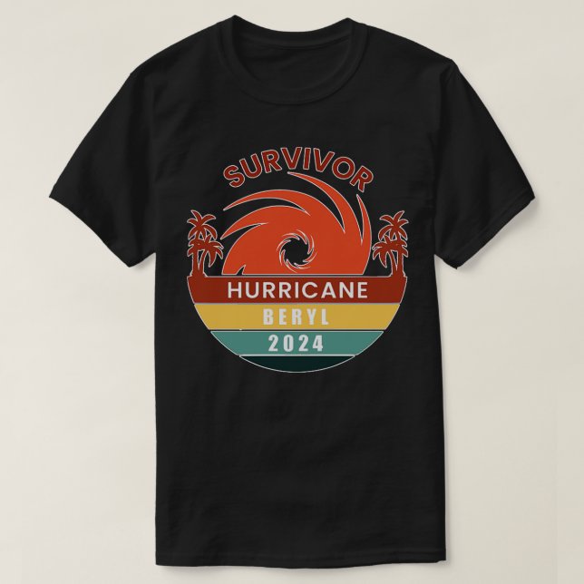 Camiseta Huracán Beryl 2024 TShirt (Diseño del anverso)