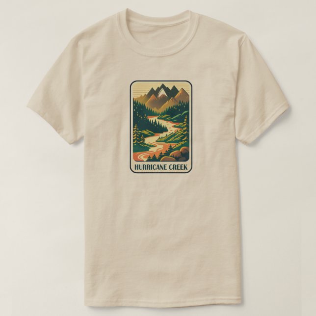 Camiseta Huracán Creek Arkansas Colores (Diseño del anverso)