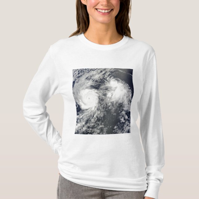 Camiseta Huracán Felicia y la tormenta Enrique al este de H (Anverso)