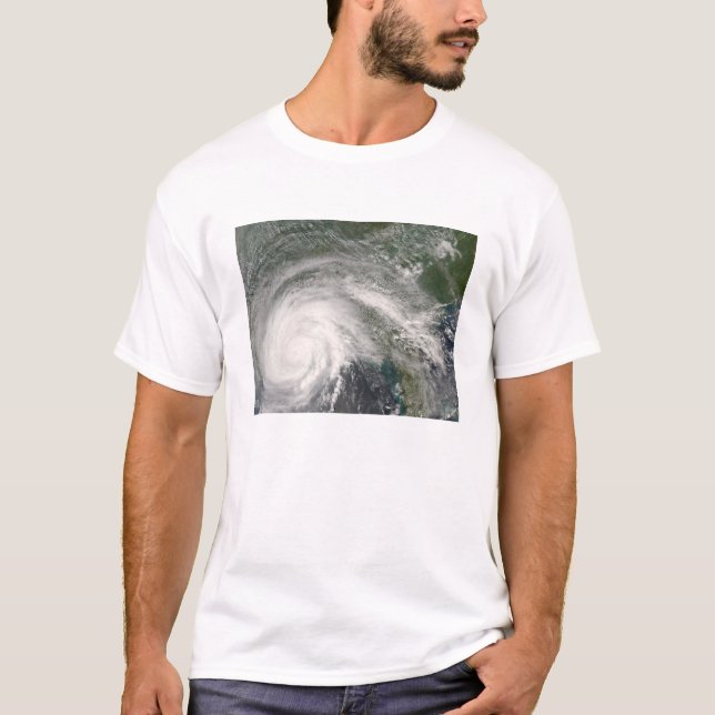 Camiseta Huracán Gustav sobre Louisiana (Anverso)