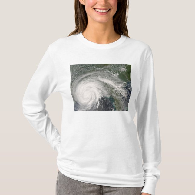 Camiseta Huracán Gustav sobre Louisiana (Anverso)