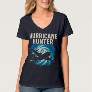 Camiseta Huracán Hunter Aviones de tormenta y ciclón