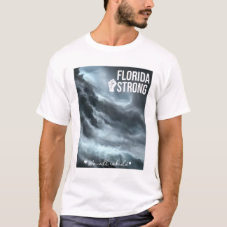 Camiseta Huracán Ian Florida Fuerte Reconstruiremos