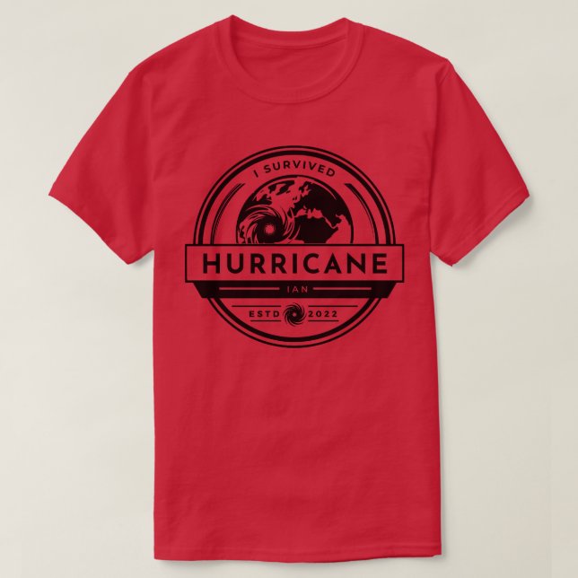 Camiseta Huracán Ian Survivor 1 (Diseño del anverso)