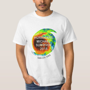 Camiseta HURACÁN MICHAEL SURVIVOR en su ubicación