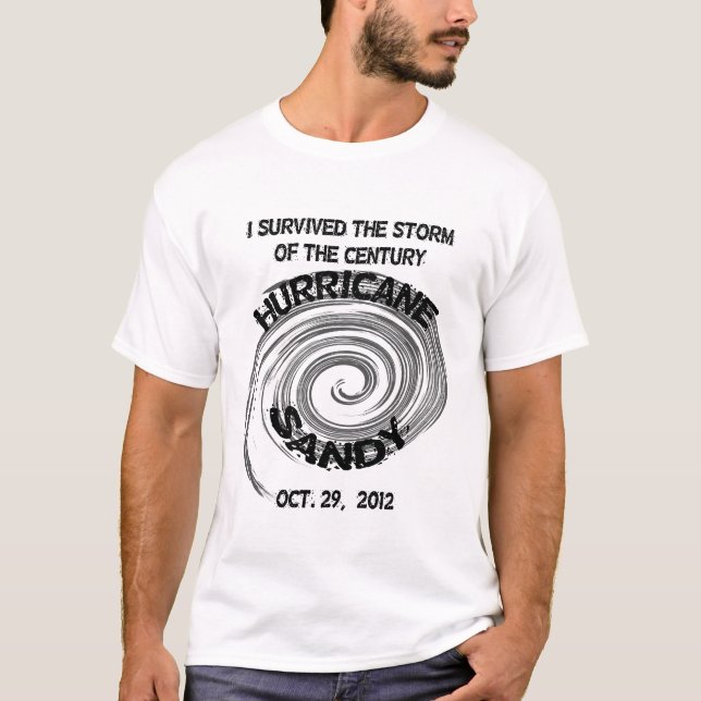 Camiseta Huracán Sandy (Anverso)