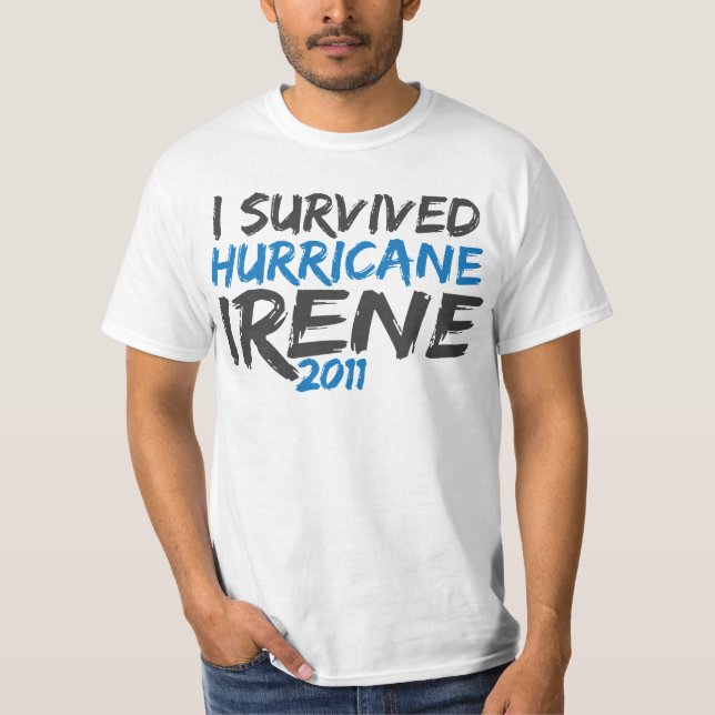 Camiseta Huracán sobrevivido Irene (Anverso)