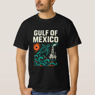 Camiseta Huracanes, plataformas petroleras y tortugas marin