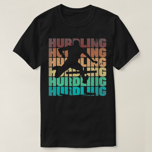 Camiseta Hurdle Runner Hurdling Track and Field  (Diseño del anverso)