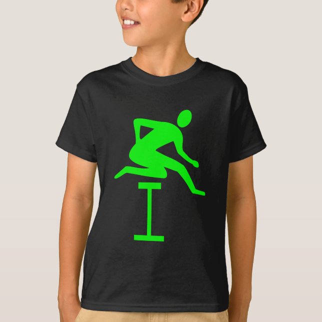 Camiseta Hurdling - Green (Anverso)