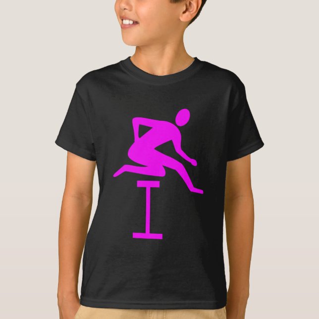 Camiseta Hurdling - Magenta (Anverso)