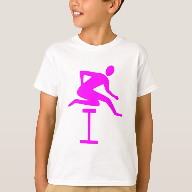 Camiseta Hurdling - Magenta (Anverso)