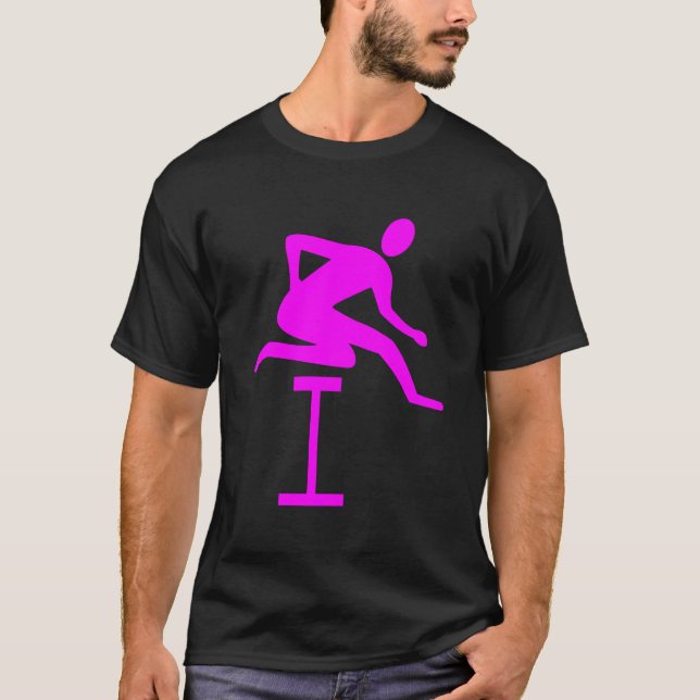 Camiseta Hurdling - Magenta (Anverso)
