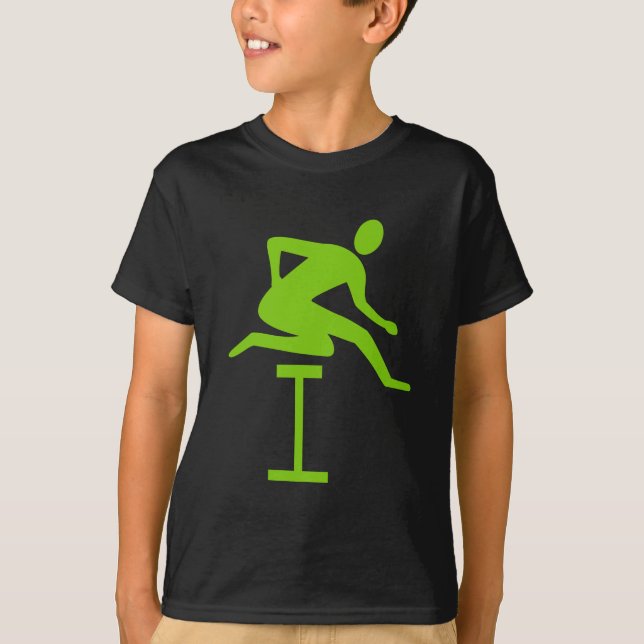 Camiseta Hurdling - Martian Green (Anverso)