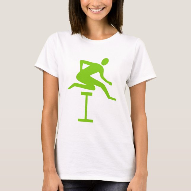 Camiseta Hurdling - Martian Green (Anverso)