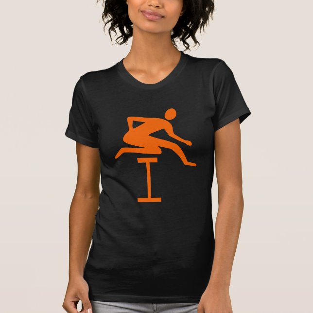 Camiseta Hurdling - Naranja (Anverso)