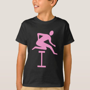 Camiseta Hurdling - Rosa