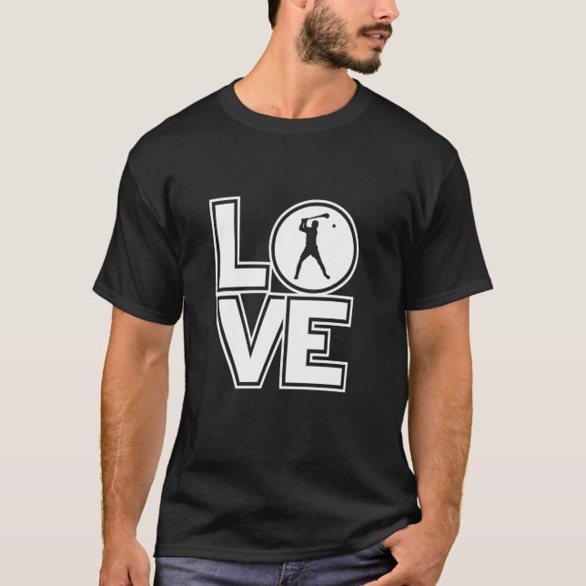 Camiseta Hurgar LOVE Funny Hurling Player (Anverso)
