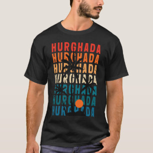 Camiseta Hurghada negra para hombres