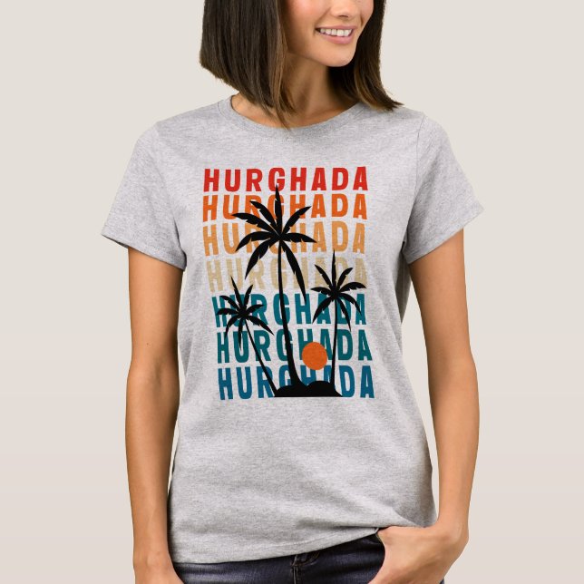 Camiseta Hurghada para mujeres (Anverso)