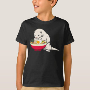 Camiseta Hurón adorable y Ramen