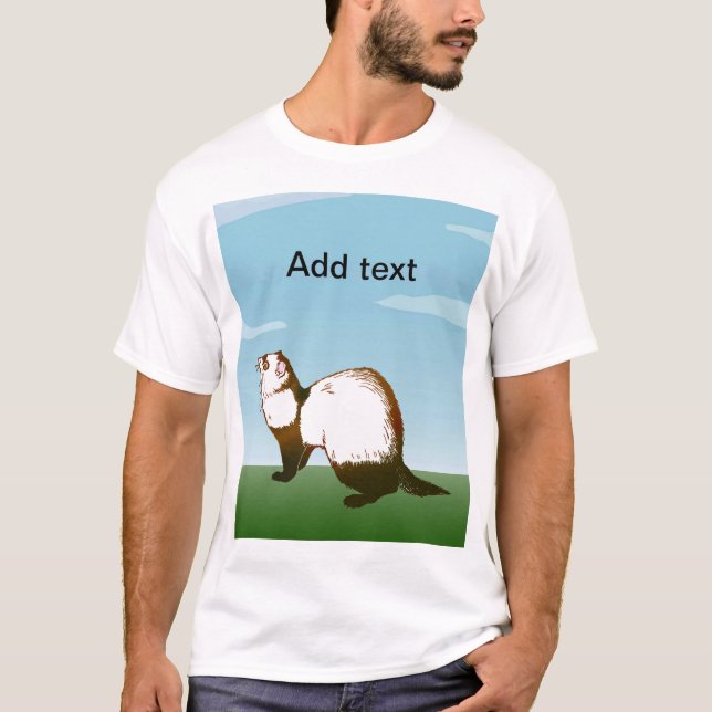 Camiseta hurón (capa de sable) (Anverso)