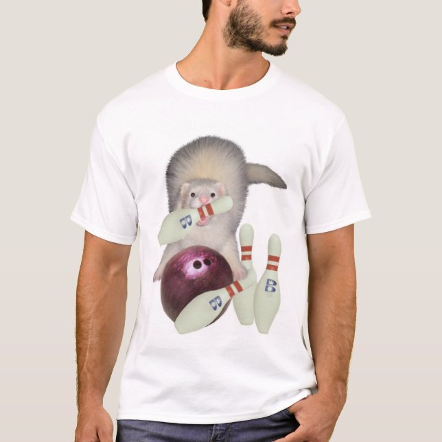Camiseta Hurón de los bolos (Anverso)