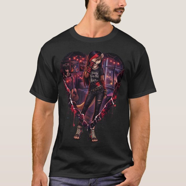Camiseta hurón emo (Anverso)