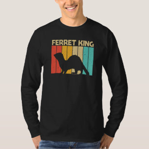 Camiseta Hurón genial para hombres chicos papá hurón mascot
