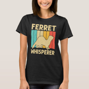 Camiseta Hurón genial para hombres mujeres animal dueño de