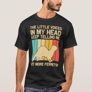 Camiseta Hurón genial para hombres mujeres Dueño de animale