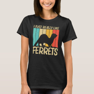 Camiseta Hurón genial para hombres mujeres hurón mascota an