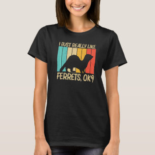 Camiseta Hurón genial para hombres mujeres hurón mascota an