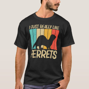 Camiseta Hurón genial para hombres mujeres hurón mascota an