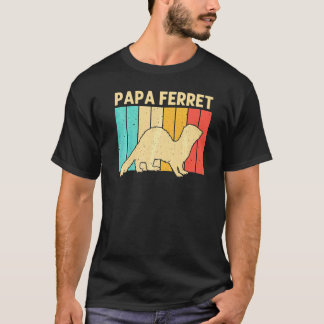 Camiseta Hurón genial para hombres padre animal dueño de hu