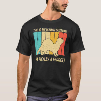 Camiseta Hurón genial para hombres y mujeres animal dueño d