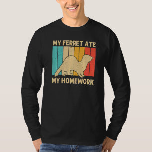 Camiseta Hurón genial para niños chicos dueño de animales h